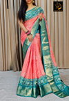 Wow Rekko Silk Sarees With All Over Floral Design Along With Contrast Weaving Border Saree Wholesale Suppliers In Mumbai
